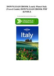 Travel italy lonely pdf planet guide